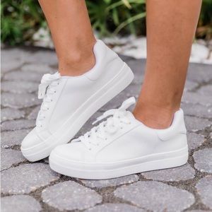THE JENNY WHITE SOLID SNEAKERS